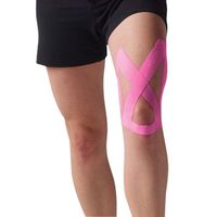 Spidertech Upper Knee Spider Pre-Cut [Pink]. Water-Resistant, Latex-Free and Easy to use. Preferred by Athletes. Reduce Pain and Inflammation, Help re-Train Muscles, Enhanced Performance.