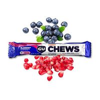 GU Energy Chews Double-Serving Sleeve, 18-Count, Blueberry Pomegranate