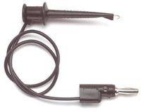 Pomona 3782-12-0 Minigrabber Patch Cord (Black)