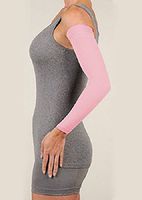 Juzo Soft Arm Sleeve 15-20 mmHg, Silicone Border (II, Pink)