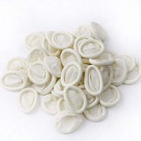 1 Bag(350Pcs) Latex Disposable Finger Cots Rubber Dust Free Finger Cots Roll Dactylotheca-White