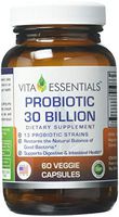 Vita Essentials Probiotic 13 Strains 30 Billion Veggie Capsules, 60 Count