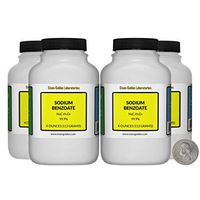 Sodium Benzoate [NaC7H5O2] 99.9% USP Food Grade Micropellets 1 Lb in 4 Bottles USA