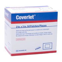 Coverlet 2"x3" Fabric Patches, Box of 50
