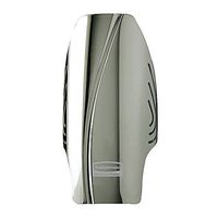 Continuous Air Freshener Dispenser, 6000 cu. ft. Coverage, Cartridge Refill Type, Silver - 1 Each