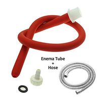 Silicone Cleaning Tube -Flexible Silicone Comfortable Nozzle douch Attachment for Women and Men 50cm,150cm Hose