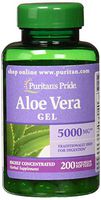 Puritans Pride Aloe Vera Extract 5000 Mg Softgels, 200 Count