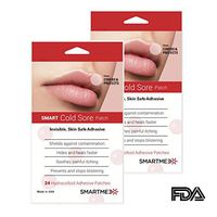 Smart Cold Sore Treatment Patch [48 Patches] Help Prevent Breakouts, Soothe Itching and Burning | Discrete, Invisible, Skin Safe Adhesive