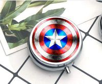 Captain America necklace, geeky, moovie accessory necklace,super hero wedding The pill box is built solidly