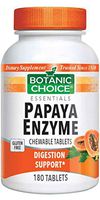 Botanic Choice Papaya Enzyme Chewable, 180 Tablets