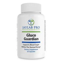 Jaylab Pro Gluco Guardian Blood Sugar Support Supplement – 20 Herbs & Multivitamin for Blood Sugar Control with Cinnamon, Banaba, Guggulsterones, Alpha Lipoic Acid, Gymnema Sylvestre