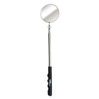 Ullman HTS-2L Extra Long Inspection Mirror - 52-1/2 in. Extendable Swivel Free Telescopic Mirror with Cushion Pistol Grip, Stainless Steel Handle. Inspection Tools