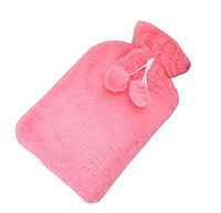 [Pink-1] Big Hot Water Bottle Cute Hot Water Bag Hot Water Bottle with Cover