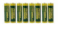 8X PPOWER 1.2V NiMH AA 2000MAH Rechargeable Batteries