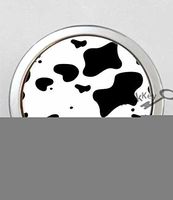 BlackKey Cow Pattern 3-Compartment Decorative Pocket Gift Box Case Organizer for Pill, Color 1 -1335