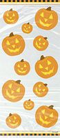Pumpkin Glow Halloween Cellophane Bags, 20ct