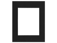 PA Framing, Double Thick Mat, Gallery, 16 x 20 inches - Black Core and Black Inner