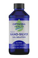 Optivida Health — Nano-Silver SOL Liquid Solution 10PPM — Immune System Booster, Daily Mineral Supplement — Safe for the Entire Family — 96 uses, 16 oz
