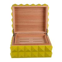 Orange Cigar Special Insulation Box Cigar Accessories Cigar Cabinet 4 Cedar Wood Large Capacity Packaging Wooden Box