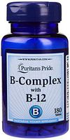Puritans Pride Vitamin B-Complex and Vitamin B-12, 180 Count