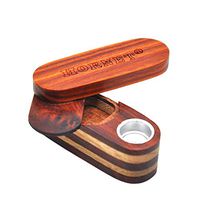 LLAKED Portable Jamaican Pipe Mini Handmade Foldable Tobacco Tube
