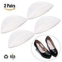Arch Support Insoles for Flat Feet, Adhesive Arch Pad Silicone Insoles Cushion for Women and Men Plantar Fasciitis Relieve Pain and Reduces Pressure, 2 Pairs