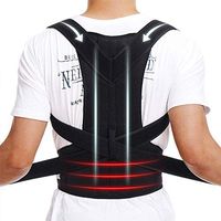 CROSS1946 Upper & Lower Back Posture Corrector for Men Women-Posture Brace Plus with Aluminum Splint-Better Posture Relief Shoulder Clavicle Back Pain-for Waist 27"-49"-Small