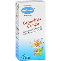 Hyland's Homeopathic Bronchial Cough - 100 Tablets (Pack of 2)