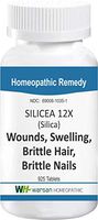 Silicea - Relief from Wound, Swelling, Brittle Hair, Brittle Nails. Tissue Salts - All Natural (12X)