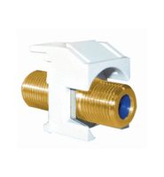 Legrand - On-Q WP3482WH Recessed SelfTerminating FConnector, White