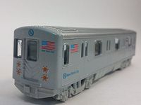 Metro NYC New York City 7" N Line Train Subway Car 1/100 Scale Diecast