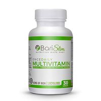 BariSlim Once Daily Bariatric Multivitamin Capsule - 45 mg of Iron - Bariatric Vitamin and Supplement for Post Bariatric Surgery Including Gastric Bypass and Gastric Sleeve - 1 Month Supply - 30 Count
