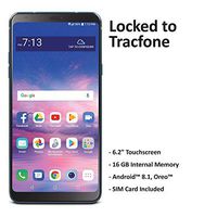 ($50 eGift Card Promotion) TracFone Carrier-Locked LG Stylo 4 4G LTE Prepaid Smartphone - Black - 16GB - Sim Card Included - CDMA