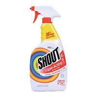 Shout Triple-Acting Laundry Stain Remover Spray Bottle for Everyday Stains, 30 fl oz Value Pack