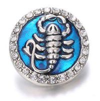 2017 Rhinestone Drill Snaps Chunk Charm Button Fit Noosa Leather Bracelets N.52 pretty party designer talisman girl stylish womans charming styling women brides