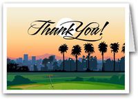 City View Beautiful Golf Coarse Note Card - 10 Boxed Cards & Envelopes