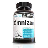 PEScience Omnizen, Stress & Sleep Support with L-Theanine and KSM-66 Ashwaghanda, 90 Capsules