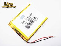 3.7V 3500mAh 408090 Lithium Polymer Ion Rechargeable Battery Lithium Polymer Li-Po Battery for MP4 GPS MP3 Bluetooth Stereo DIY Gift