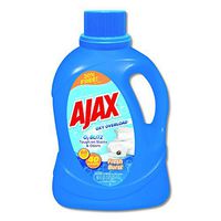 Ajax Stain Be Gone Laundry Detergent, Lemon and Linen Scent, 60 oz Bottle, 6/Carton