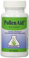 Graminex Pollenaid - Natural Dietary Supplement Concentrated Flower Pollen Extract - Wellness and Health Support for Prostate, Liver, Urinary Tract - Aids in Menopause Symptoms | 200 Tabs (Pack of 2)