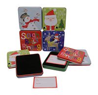Christmas Gift Card Tin Holders with Insert and Card (8)
