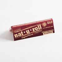 25 Packs Nat-U-Roll Original Classic 1 ¼ Size Rolling Paper + 1 XL Beamer Doob Tube + Beamer Smoke Sticker