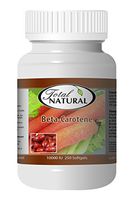 Beta-Carotene 10000iu 250s [5 Bottles] by Total Natural, Vision Care, Eyes Health, Improve Vision, Antioxidant