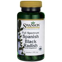 Swanson Full-Spectrum Spanish Black Radish 500 Milligrams 60 Capsules