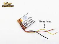 3 Lines 3.7V 400mAh 502530 Lithium Polymer Ion Rechargeable Battery Lithium 3lines Polymer Li-Po Battery for MP4 GPS MP3 Bluetooth Stereo DIY Gift