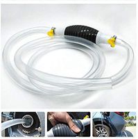 ONETOPU Newest High Flow Siphon Hand Pump Portable Manual Car Fuel Transfer Pump for Gas Gasoline Petrol Diesel Oil Liquid Water Fish Tank with 2M Syphon Hose