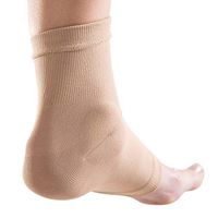 NatraCure Fitted Gel Cushion Ankle Bone Protection Sleeve - 1 Piece (L/XL) - Malleolar Compression Sock for Skate, Shoe & Boot Pain & Discomfort