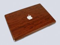 For Macbook 13.3 Model A1181 Protective Skin Body Wrap Royal Primavera Wood (Full Kit 4 Pcs)