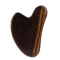 Jade Guasha Massager,Hand Made Guasha Board Scraping Massage Tool Soft Tissue Massage Spa Acupuncture Board for Face Body Pain Relief