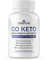 Go Keto Diet Pills & Energy Booster - Advanced Exogenous Ketone Supplement with BHB Salts (goBHB) & MCT Oil Powder - Ketogenic Weight Loss & Fat Burner - Supports Rapid Ketosis - 60 Capsules